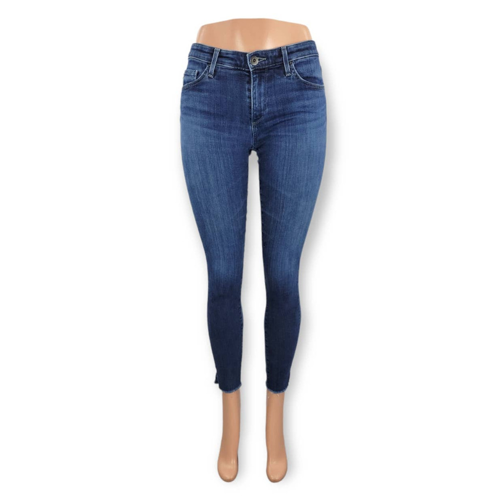 Adriano Goldschmied Skinny Ankle Medium Wash Denim Blue Jeans‎ Size 26